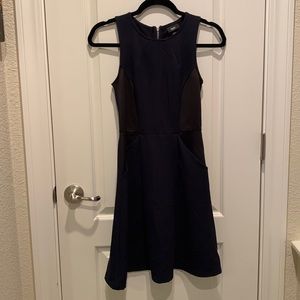 Mossimo Sleeveless Dress With Pockets - Navy/Black - XS